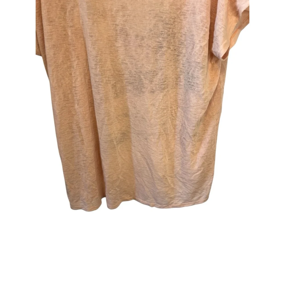 Dressbarn 3X Floral Graphic Tee Pink Lightweight Plus Size Boho Top - Picture 7 of 11